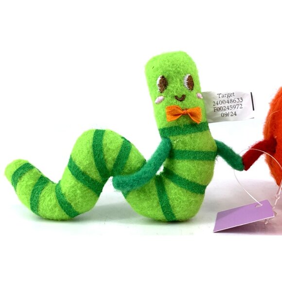Target Spritz Apple & Worm Felt Duo Spring Easter 2025 NEW - Picture 3 of 8